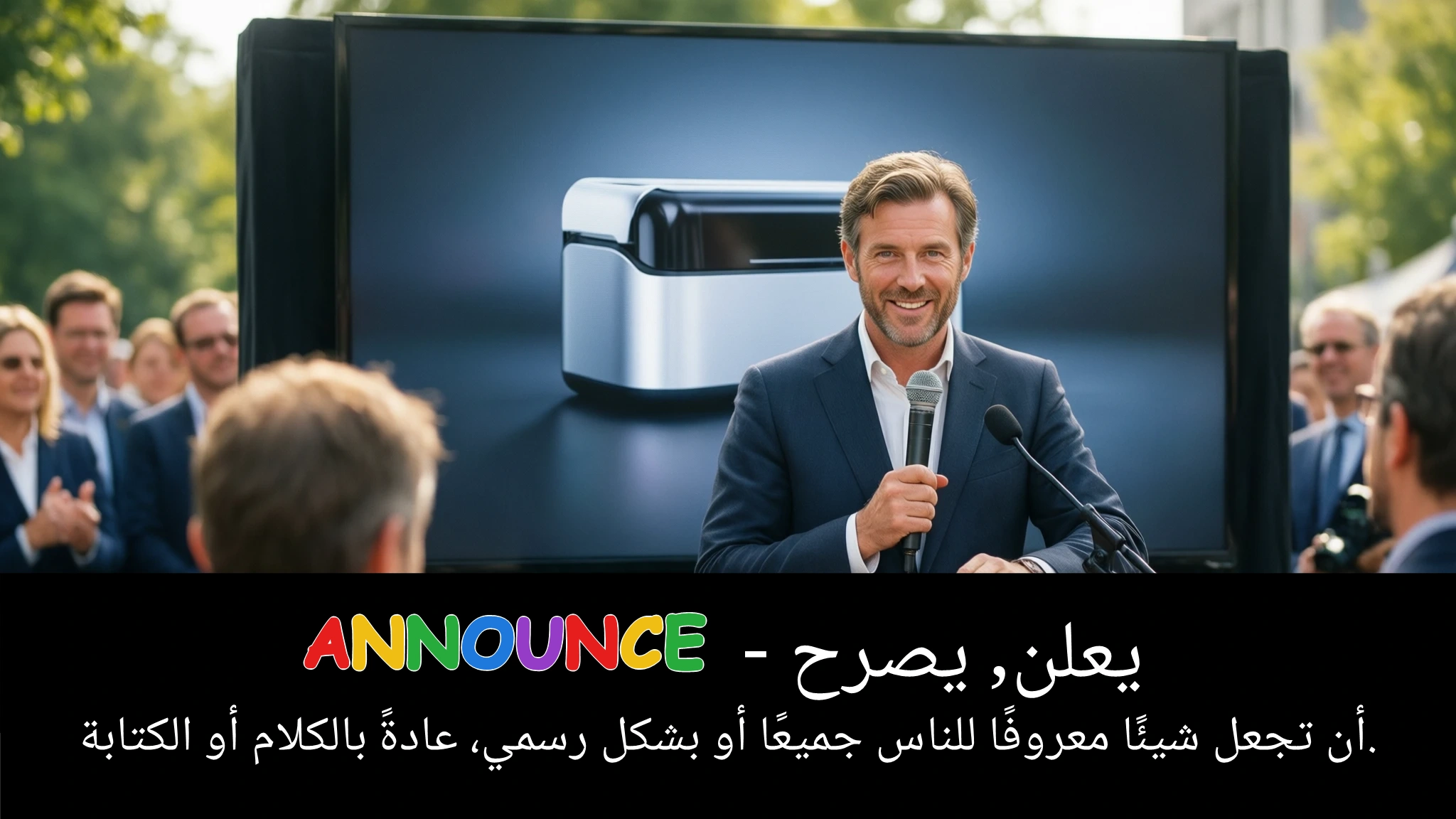 Arabic Illustration for announce